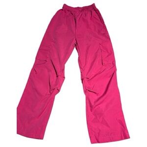 SHEIN Kids Pink scrub bottoms side pockets like new size 13